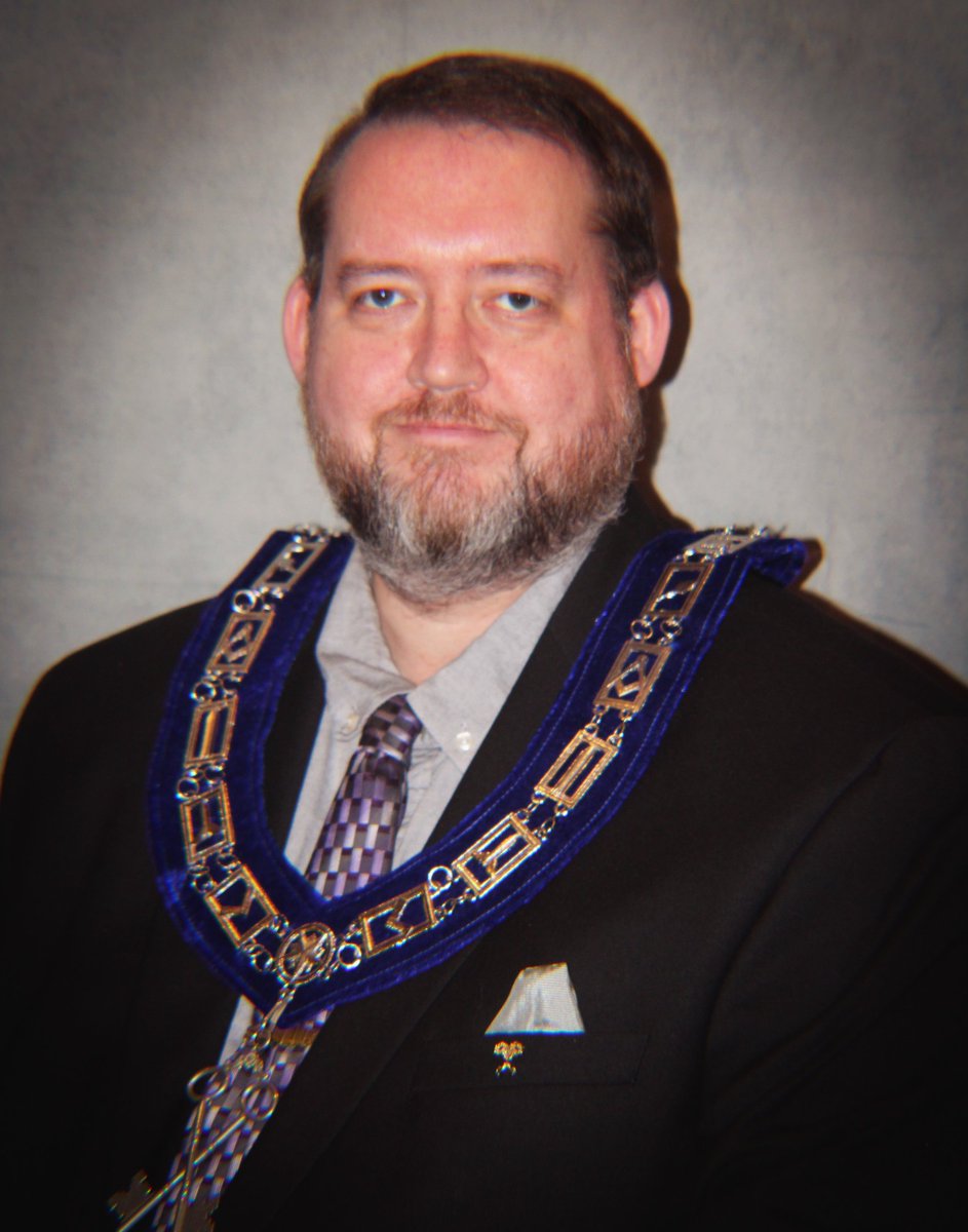 I got my photo taken after the Installation of Officers at Wendell Masonic Lodge 565. #Freemasonry