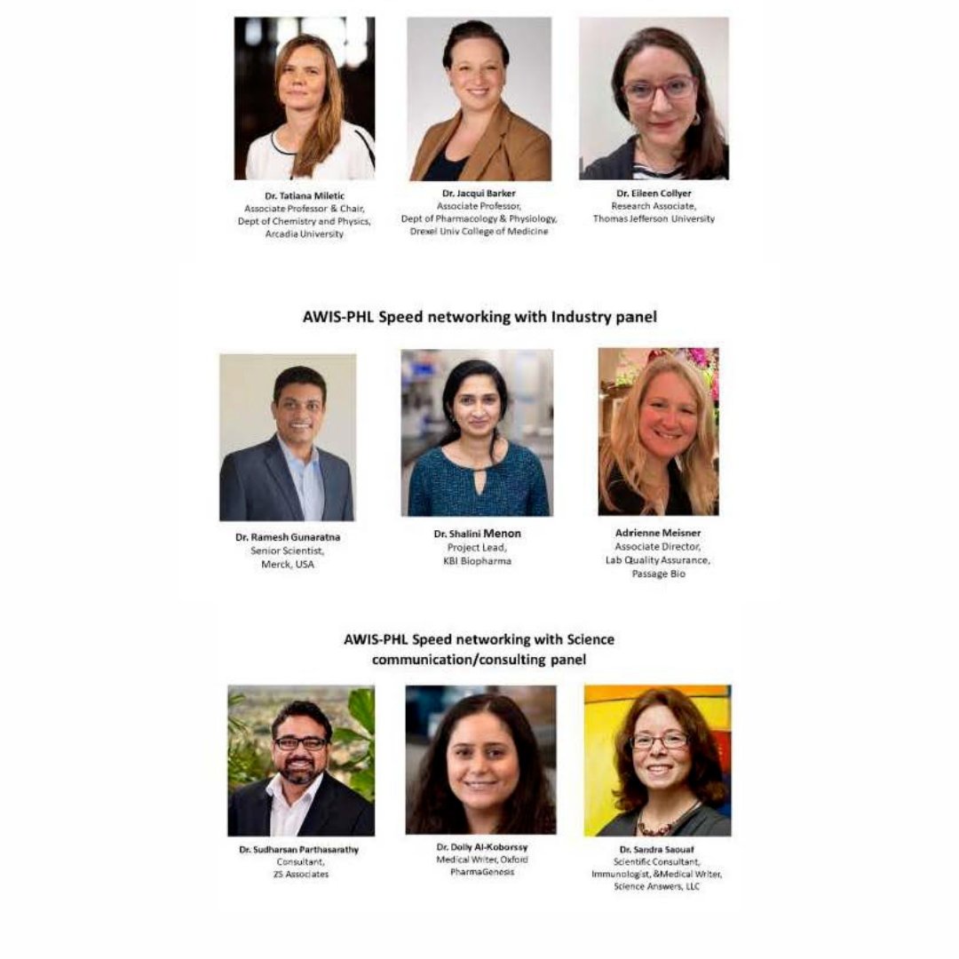 Join us for our Speed Networking Event on March 21st! This is an excellent opportunity to network across academia, industry, and science communication/consulting. Don't miss out! 

Free for AWIS PHL members, $5 for non-members. RSVP link: awisphl.org/events/speed-n…