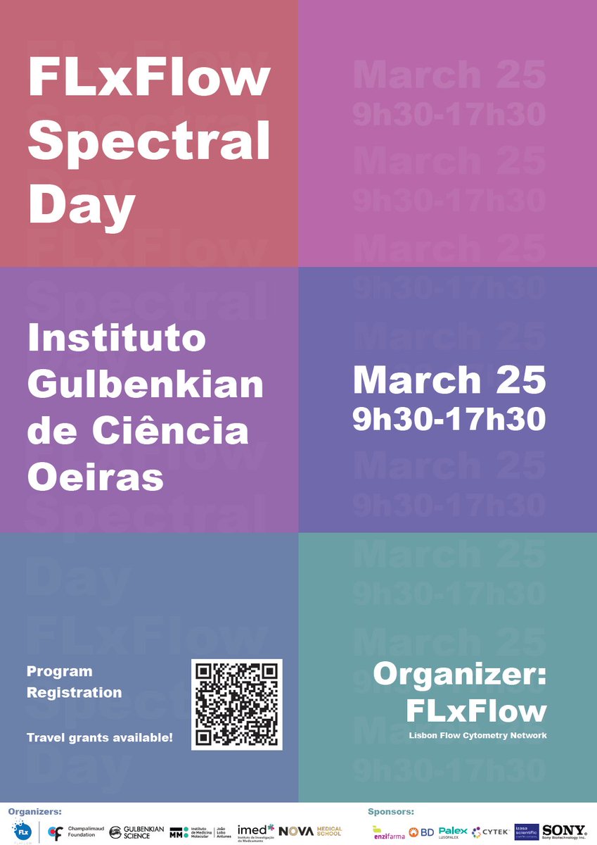 We are pleased to announce the first edition of FLxFlow Spectral Day!

Invited Speaker: Rui Gardner – @FlowMskcc 

This workshop is free of charge, but requires registration. Please, fill the registration form here: lnkd.in/diBDZjmD

Applications close 15th March, 2024