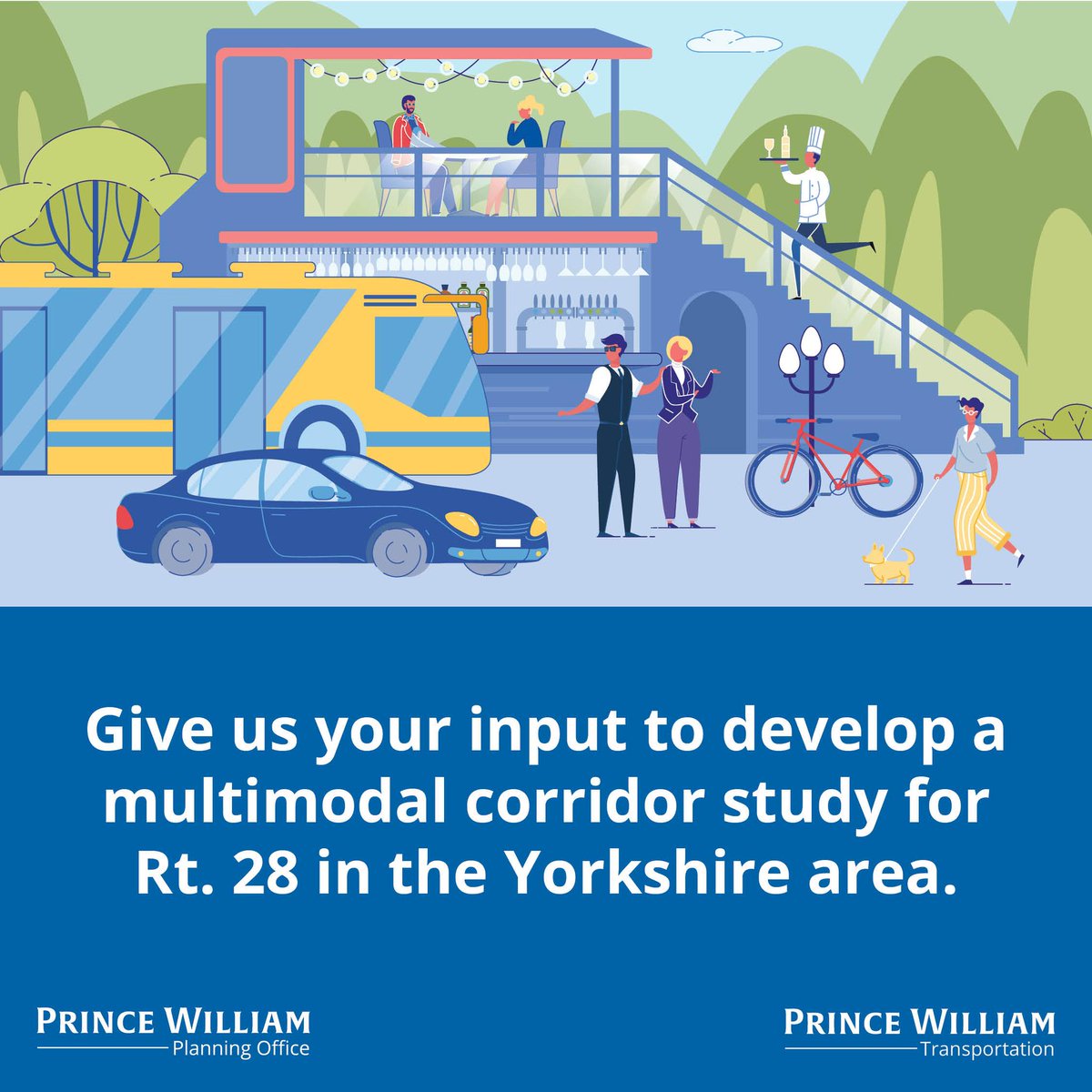 🔔A reminder to those who would like to submit their input through a survey to help develop a multimodal corridor study for Route 28 in the Yorkshire area. The survey closing date is Feb 29, 2024. 
Read more pwcva.gov/news/prince-wi…