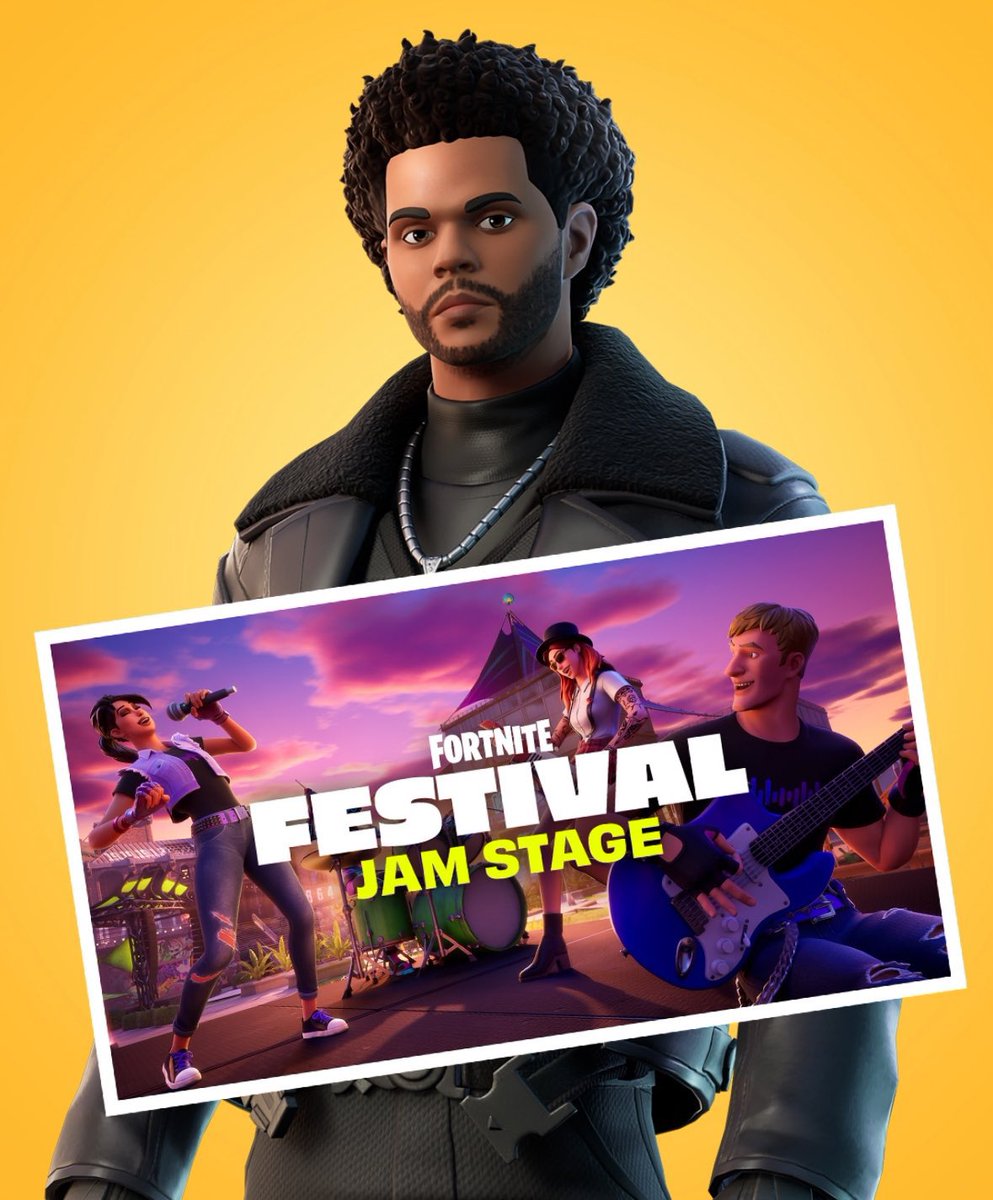 WeekndAccess's tweet photo. The music video for 'Popular' premieres tonight exclusively on the Fortnite Festival Jam Stage. https://t.co/9K0I7APGPF