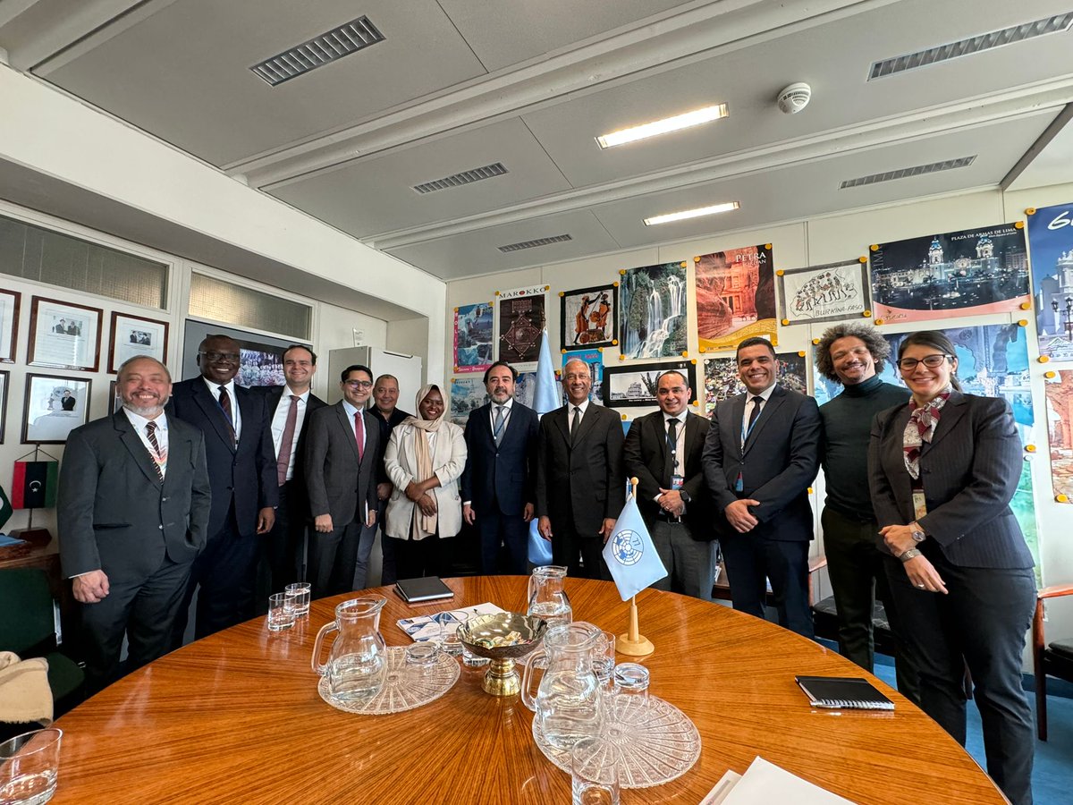 In the G-77 Vienna Chapter Office, the Task Force Coordinators for 2023 and for 2024 gathered for a roundtable exchange led by the #G77 Chair
<a href="/KhokherAftab/">Aftab Ahmad Khokher</a>. The meeting aimed to review matters pertaining to the Vienna-based organizations and the active involvement of the G-77.