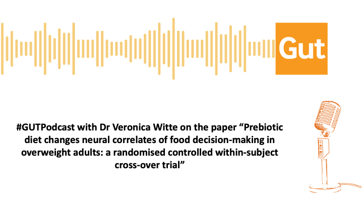 #GUTPodcast with @witte1veronica on 'Prebiotic diet changes neural correlates of food decision-making...' via Apple apple.co/3w35p29 Spotify spoti.fi/3ut8sA1 Web bit.ly/3UmeblX Paper bit.ly/3O07jGF @evelynmedawar @unileipzig @ukl_leipzig @MPI_CBS