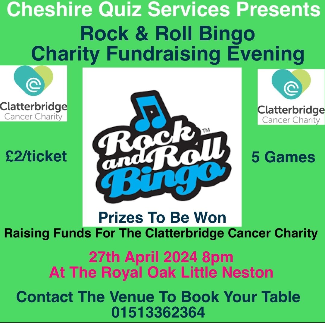 <a href="/TheRoyalOak23/">The Royal Oak</a> <a href="/CHQuizServives/">CheshireQuizServices</a> 
<a href="/ClatterbridgeCC/">Clatterbridge Cancer Charity</a> @NestonNews