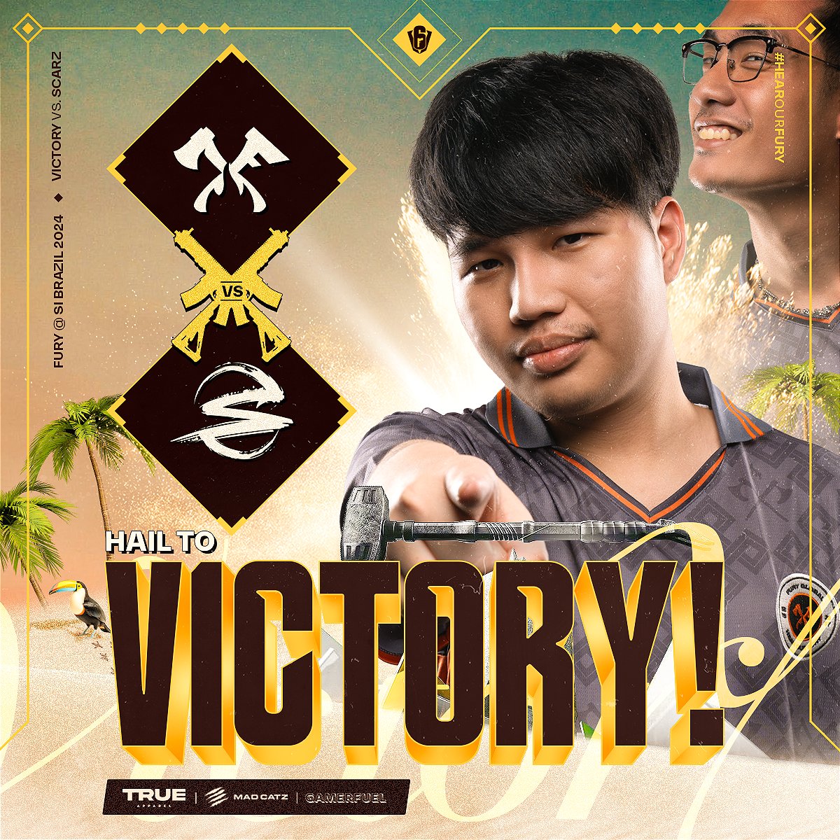WINNER STAYS ON 💪💪

A close finish but we secure a 2-1 over <a href="/SCARZ5/">🇯🇵 SCARZ #SZWIN❤️‍🔥</a> and keep our playoffs dream alive! We'll see you tomorrow <a href="/SoniqsEsports/">Soniqs</a> 😡

#HearOurFURY🔥 | #SixInvitational