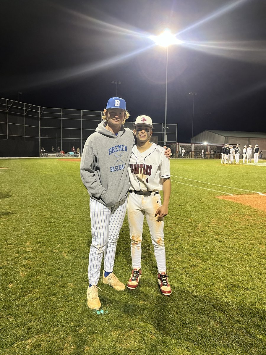 Got to share the field with my boy one last time.