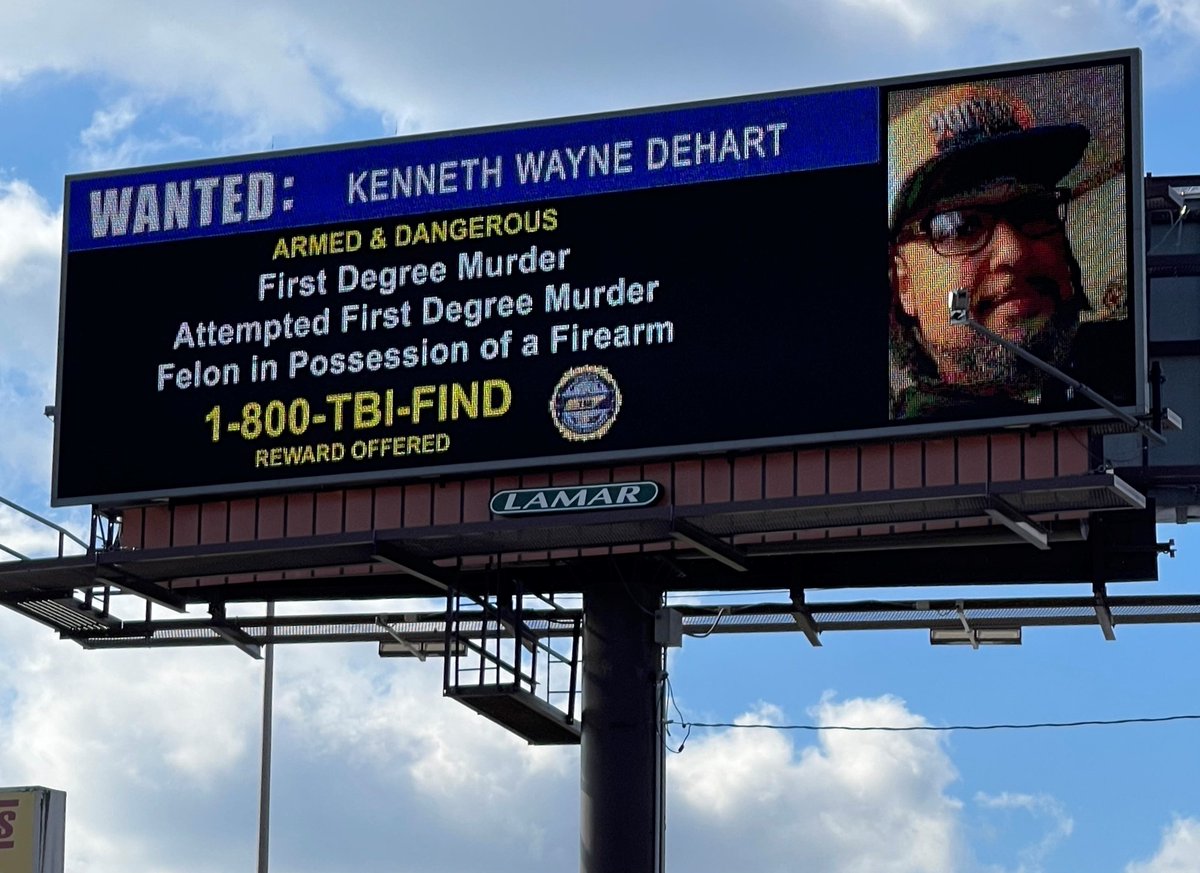 The Tennessee Bureau of Investigation utilized Lamar billboards this week to successfully apprehend a dangerous fugitive, ending an extensive manhunt across the region. Read more about the story here: wbir.com/article/news/l… @tbinvestigation #ooh #billboards #LamarAdvertising