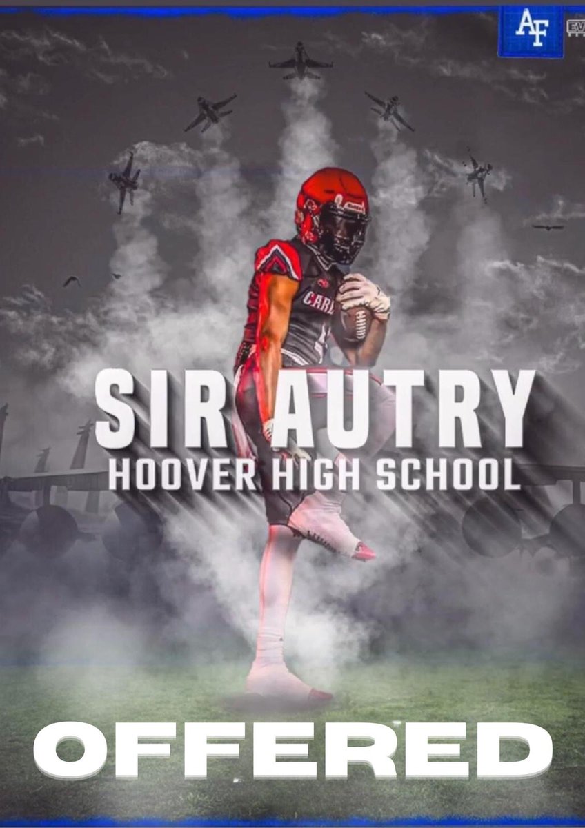 Congrats <a href="/Sir_Saucy4/">Sir Autry</a> on his first D1 offer to Air Force Academy! This has been a long time coming, and as an Air Force Veteran, I am glad they made him this offer...
#AimHigh