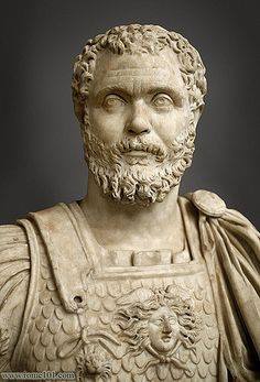 Born Today 146AD Lucius Septimius Severus, Roman Emperor (193-211), born in Leptis Magna, modern day Libya. Severus seized power after the death of Emperor Pertinax in 193 during the Year of the Five Emperors