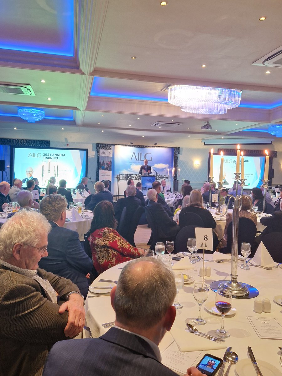 #AILG President @gaildunne1 addresses a packed room of #Councillors to conclude our Annual Training Conference in Wicklow. A huge thanks to Health Minister @DonnellyStephen for joining us as keynote speaker who acknowledged the vital role of Councillors and local democracy.