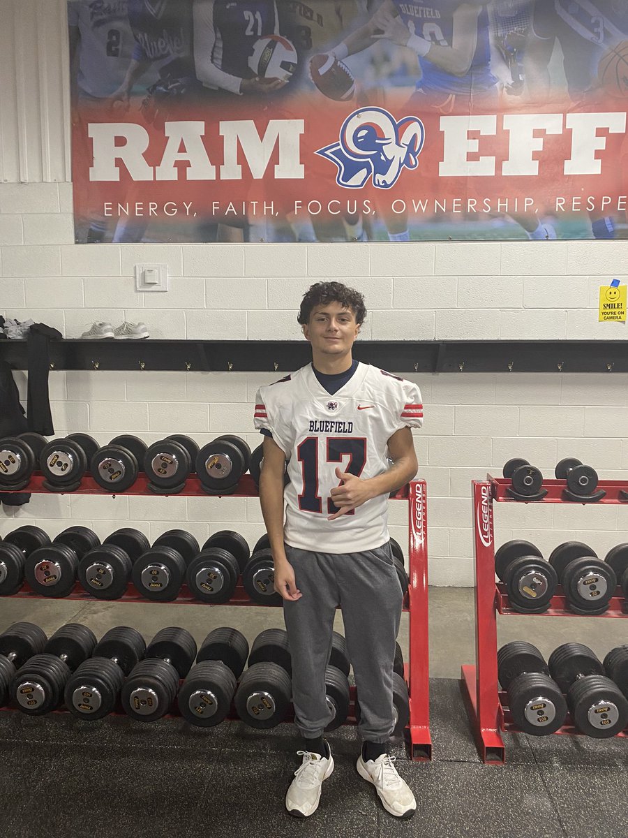 After a great conversations with Coach Lusk I  am blessed to receive an offer to play Football at Bluefield University <a href="/BURamsFootball/">BluefieldUniversityFB</a> <a href="/Un1onFootball/">Union Football</a>
