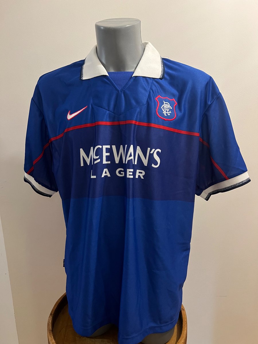 MatchwornStrip's tweet image. A true 90’s classic. Ian Ferguson Euro match issue shirt from season 97/98.