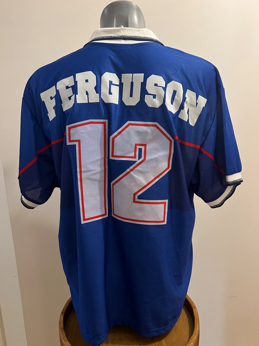 MatchwornStrip's tweet image. A true 90’s classic. Ian Ferguson Euro match issue shirt from season 97/98.