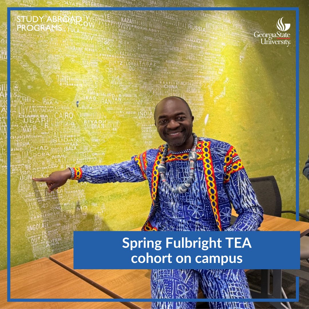 Our spring Fulbright TEA cohort is settling in nicely at Georgia State. They have attended a campus tour and program orientation, and MARTA orientation. @the_fulbright_program