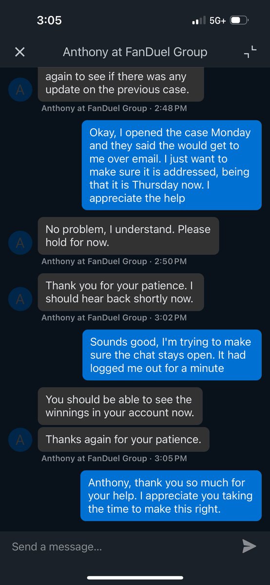 pharronmitchell's tweet photo. @el_fogero @wilkerson_w @cookitup31 @FDSportsbook Don't let them mfs off the hook! It took me 4 days but they finally credited me with the win, gotta explain that they falsely advertised +25 @ +880 and he had 26, so they owe you the winnings https://t.co/xKWJef9O7Q