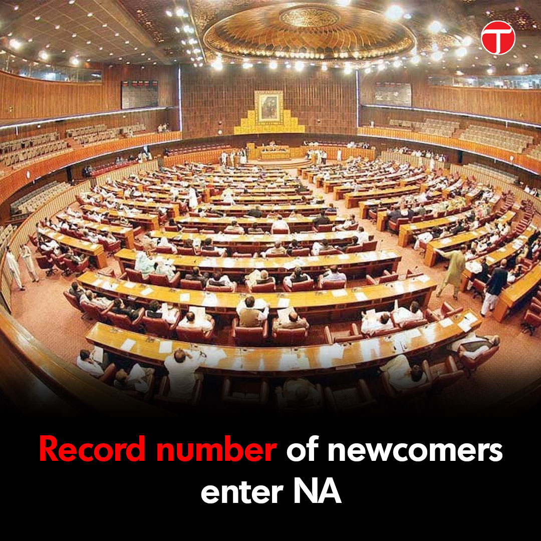 The February 8 general elections provided a big opportunity to newcomers, as 96 newly-elected lawmakers would take their seats in the National Assembly for the first time, the highest number of the first timers ever in the country. For more: tribune.com.pk/story/2456577/1 #etribune…