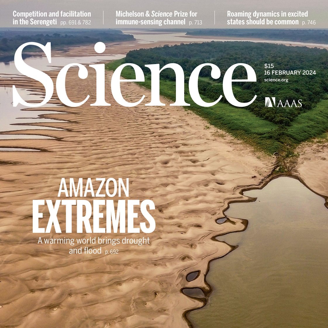 #ModelosClimáticos sugieren que el #Amazonas experimentará estaciones secas más secas y estaciones húmedas más húmedas en las próximas décadas, a medida que el #CalentamientoGlobal altere las interacciones entre los océanos y la atmósfera: @ScienceMagazine🌍🌡️🆘#AcciónClimáticaYA