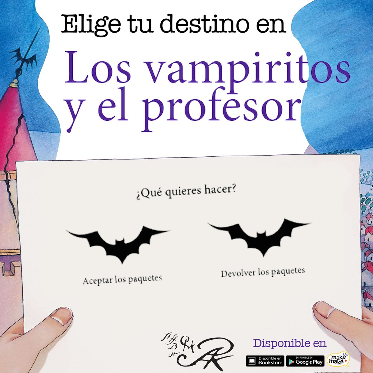 Si un día te mandan un paquete de Rumania, ¿lo recibes? Esa duda tuvo el profesor Tarantado cuando le enviaron dos baúles de ese país. Descubre qué pasó en el #ebook Los vampiritos y el profesor. Disponible en GooglePlay bit.ly/3SXsg8e iBookstore bit.ly/4bEp60f