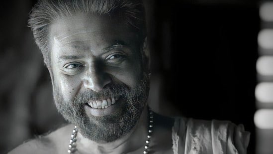 #Bramayugam is pure insanity. Tough to take your eyes off. And with @mammukka, you forget to breathe when he’s on the screen. When he isn’t, you miss him and yearn for him to come back. An extraordinary performance in an incredible film 🙌🏾