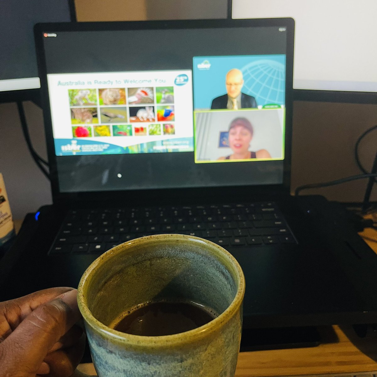 Coffee and a sneak peek at the ISBER2024 meeting in Melbourne later this year with two of the co-chairs <a href="/CassPGriffin/">Cassandra Griffin</a> and Gregory Grossman #ISBER #ISBER2024 #biobanking #biobanking <a href="/ABNAonline/">ABNA</a>