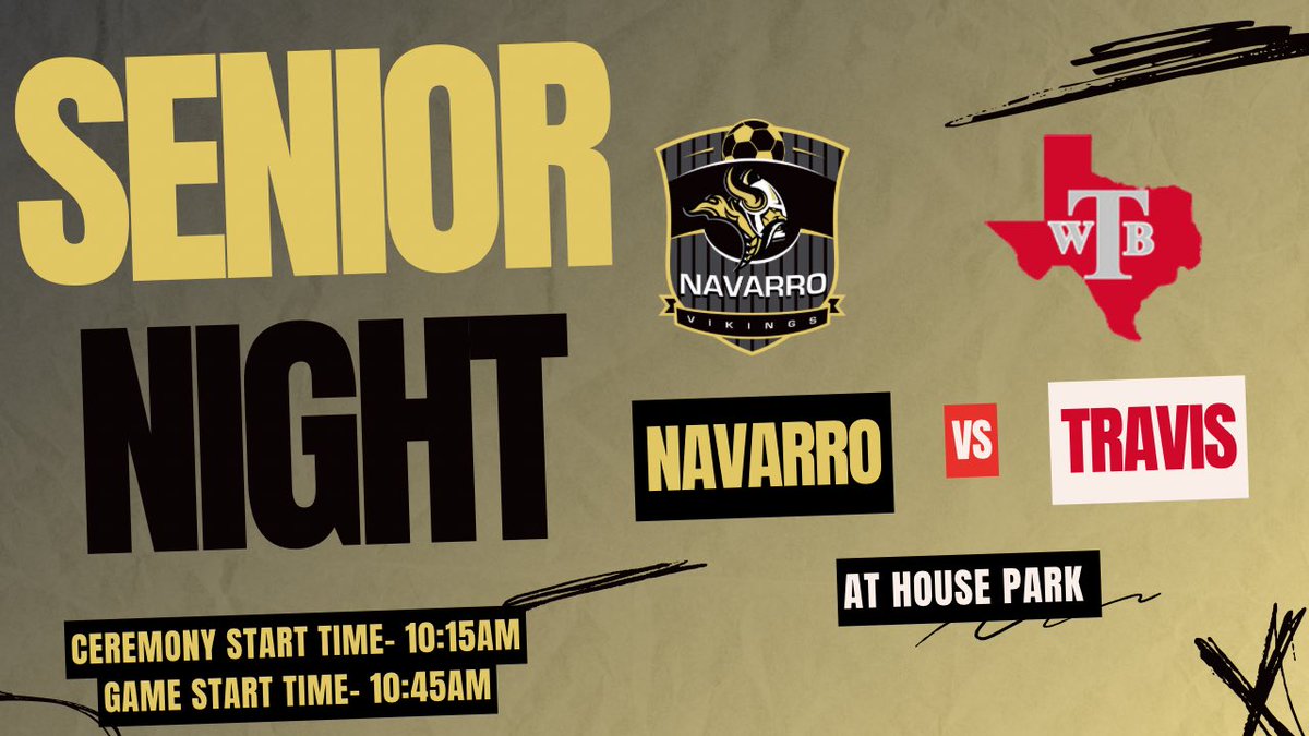 🚨 This Saturday, we will be honoring our Seniors! 🚨
Make sure you come out to House Park to celebrate their High School career!