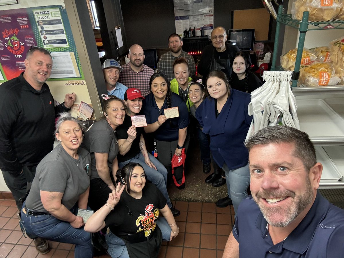 Thank you ChiliHeads 🌶️ for taking great care of our Team Members 🌻 & Guests ❤️ in Southern Louisiana for Valentine’s Day! Appreciate the impressive progress these teams have made. 👏 👏 👏