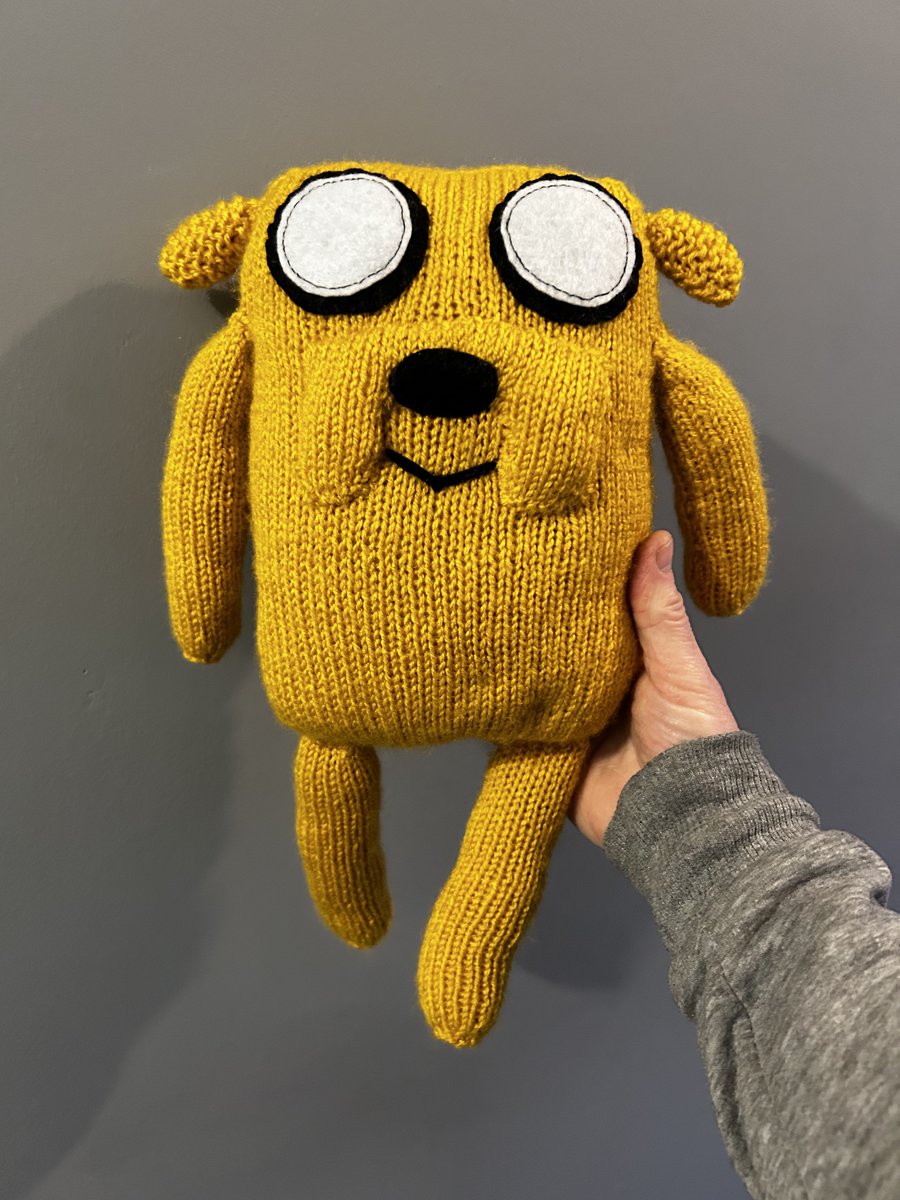 My Mum is an amazing knitter! Look what she made for (my grown up) son 😍😍 #adventuretime