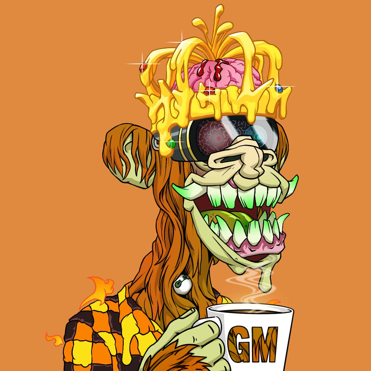 Gm Kings and Queens ☕️
My King is literally on fire🔥<a href="/BoredApeYC/">Bored Ape Yacht Club 🍌</a>
I'm sooooo addicted to mutants, someone stop me!!
Where is all my #mayc Fam?