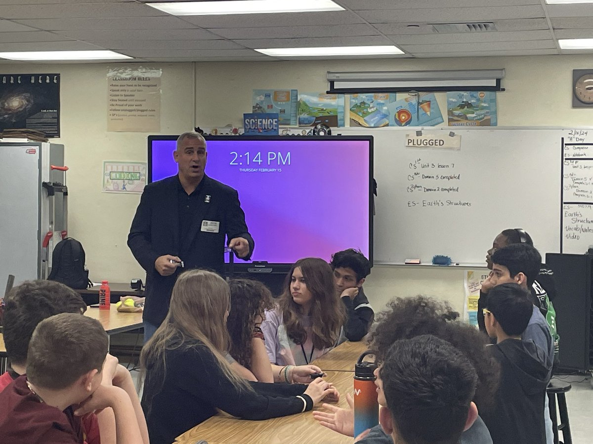 We had another great day here at the Raider Nation! We enjoyed our PTO sponsored “Dips &amp; Desserts”, learned computer coding applications from our guest speaker, and recognized our AMAZING SRO, Officer Ryan Broadhurst!