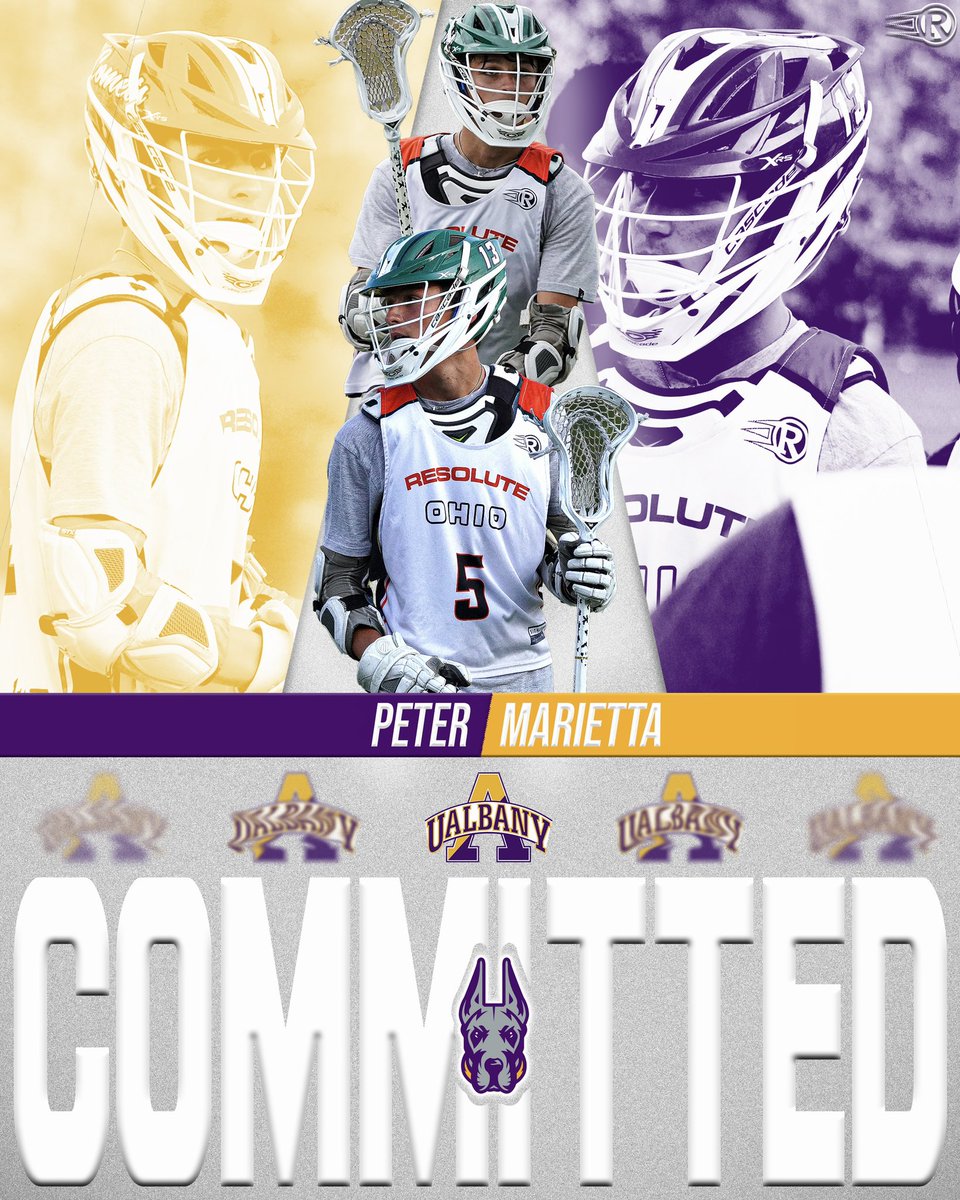ResoluteLax's tweet photo. Congrats to 2025 Resolute & @MasonLacrosse midfielder @MariettaPeter on his commitment to play college lacrosse at @UAlbanyMLax! #BeResolute #TheResoluteDifference #OhioMade #ResoluteBuilt https://t.co/NY59dYv856