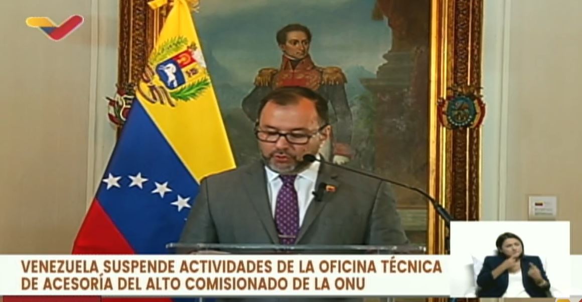 🇻🇪 Venezuela se ha mantenido firme, pero en diálogo con todo tipo de organizaciones internacionales 🇻🇪El gobierno de Venezuela tomó la decisión de suspender las actividades de la oficina técnica del Comisionado de DD.HH. en el país...... #SomosPatriaJusta