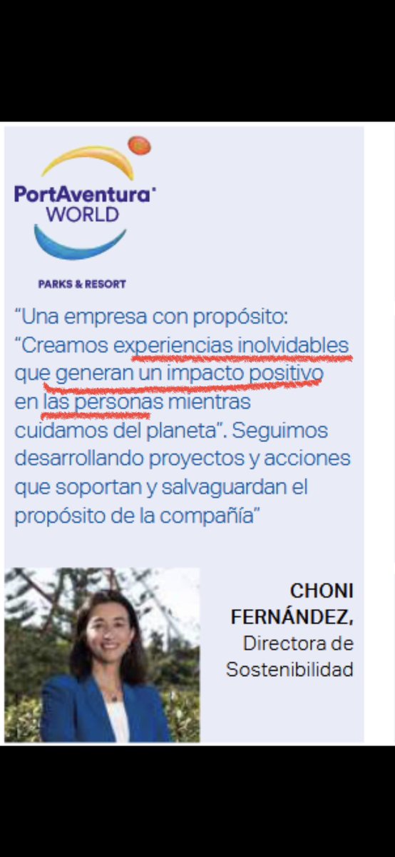 MirandaDuran_'s tweet photo. @Corresponsables @Portaventura_ES @sciencetargets Estando Port Aventura en plena crisis reputacional, quizás no es el mejor momento para ensalzar las experiencias tan inolvidables que genera el parque https://t.co/fGhfUtSrx0