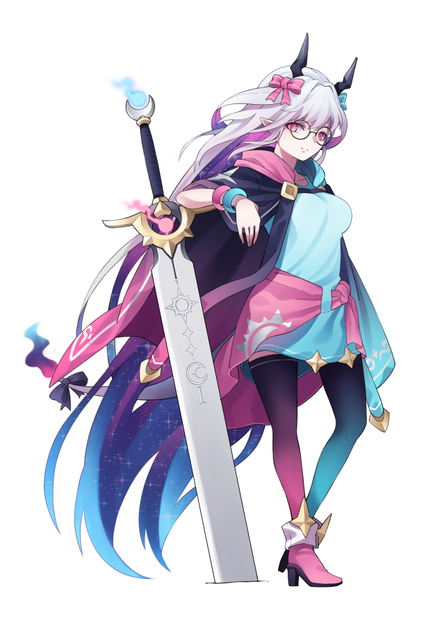 BoxNeet's tweet image. Yaho, I'm Arin and here's a collection of some of my OCs, Arin the Goddess (or Witch), Bella the Smith and Enzia the Gobbo!
Art by Revoke (Main Arin), Spirit (Bella), NoelClover (Witch and Gobbo)