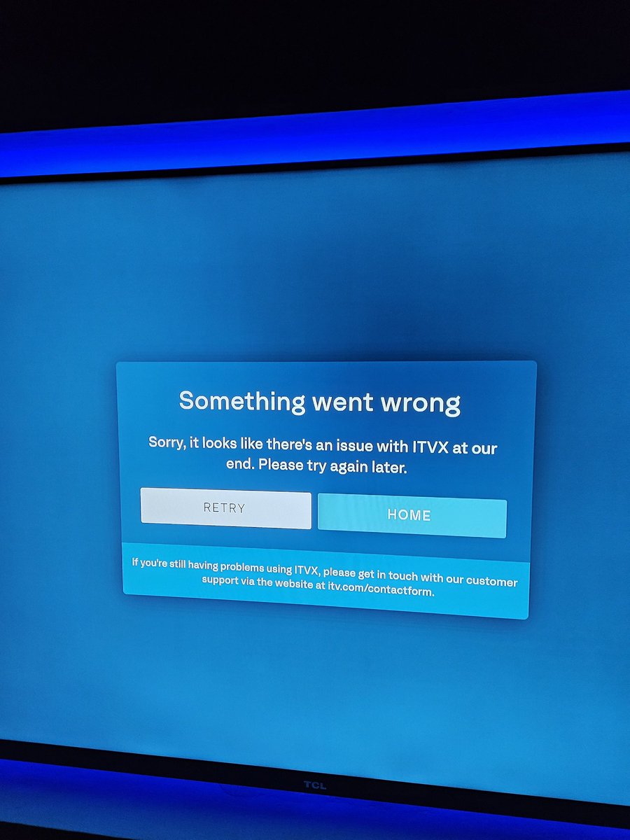 mattnickson's tweet photo. @ITVX having problems? https://t.co/mczHRq8Ms8