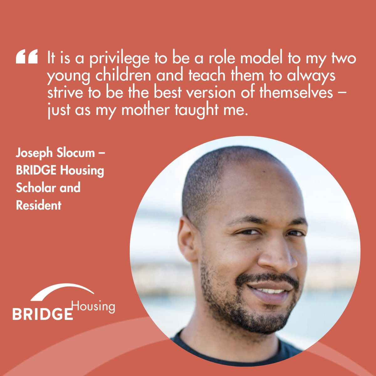 BRIDGEhousing's tweet photo. In recognition of #BlackHistoryMonth, we are celebrating some of the many people at BRIDGE who inspire us.

Today, we celebrate Joseph Slocum, a second-generation BRIDGE resident in San Francisco with a young family of his own. https://t.co/a98NSdawcR