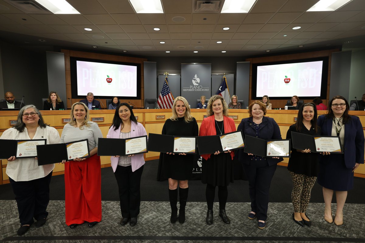 Plano_Schools's tweet photo. 7⃣ educators from Plano ISD have achieved National Board Certification through the National Board of Professional Teaching Standards.👏
They join the esteemed ranks of less than 1% of Texas teachers who hold this certification! 
🔗https://t.co/bit7w1rg9R 
#LevelUpPlanoISD https://t.co/orb95S1U9J