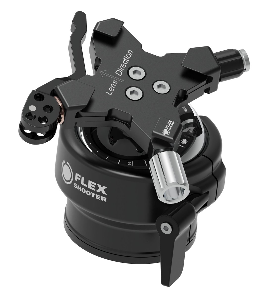 We have excellent stock now of the amazing FlexShooter Pro Black Lever and Mini Arca Lever tripod heads, order yours today - flexshooter.co.uk