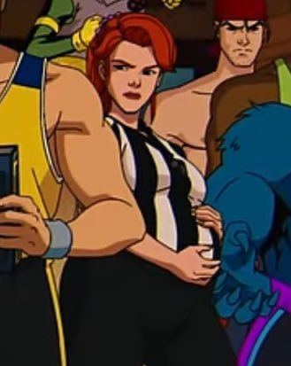 Jean_RED_Grey's tweet photo. Is this Jean or Madelyne Pryor? Perhaps both... #XMen97 #XSpoilers https://t.co/XKsHJemsab