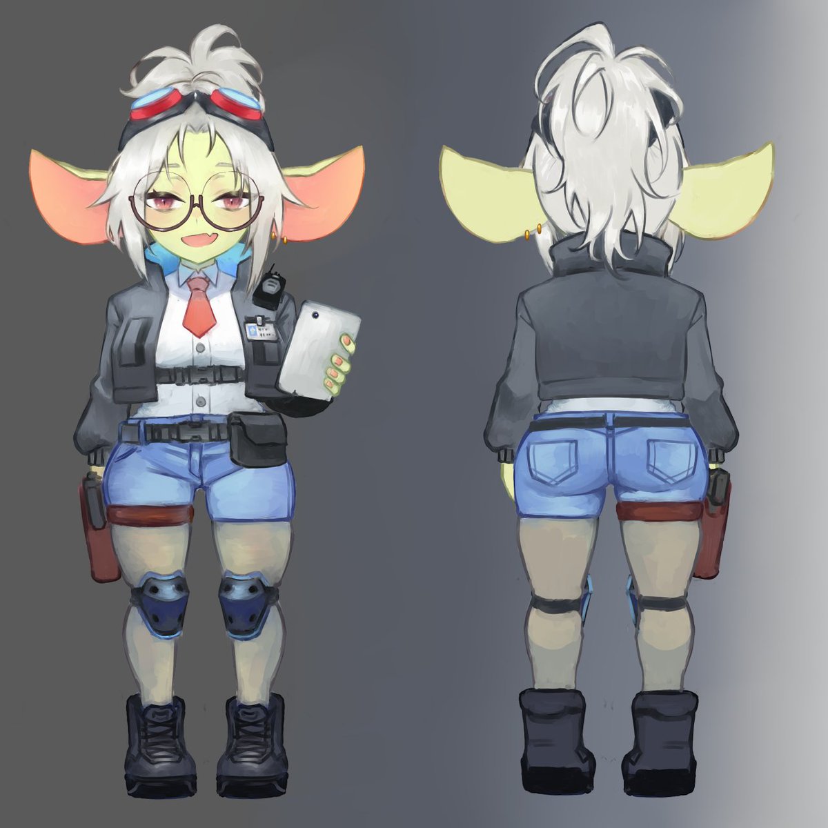 BoxNeet's tweet image. Yaho, I'm Arin and here's a collection of some of my OCs, Arin the Goddess (or Witch), Bella the Smith and Enzia the Gobbo!
Art by Revoke (Main Arin), Spirit (Bella), NoelClover (Witch and Gobbo)