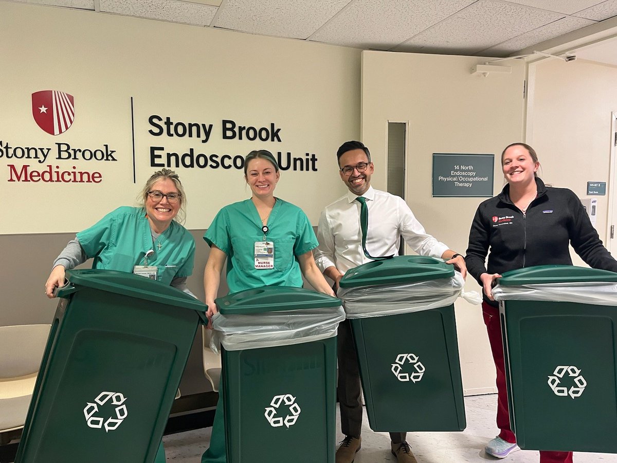 SB endo is going green!!! A great team having fun brainstorming ideas big and small to do our part! @StonyBrookGI @StonyBrookMed