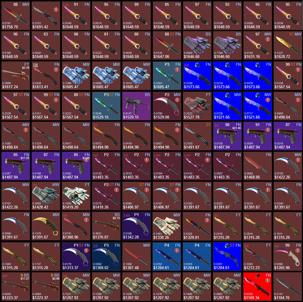 CheZCSGO's tweet image. 💲800 000 inventory is up for trade💲

For fast response just send me trade offer in Steam with items you want to receive and items you ready to give me for it. I&apos;ll do counter offer if needed.

Here is my tradelink: steamcommunity.com/tradeoffer/new…

Additionally, I&apos;m selling items via…