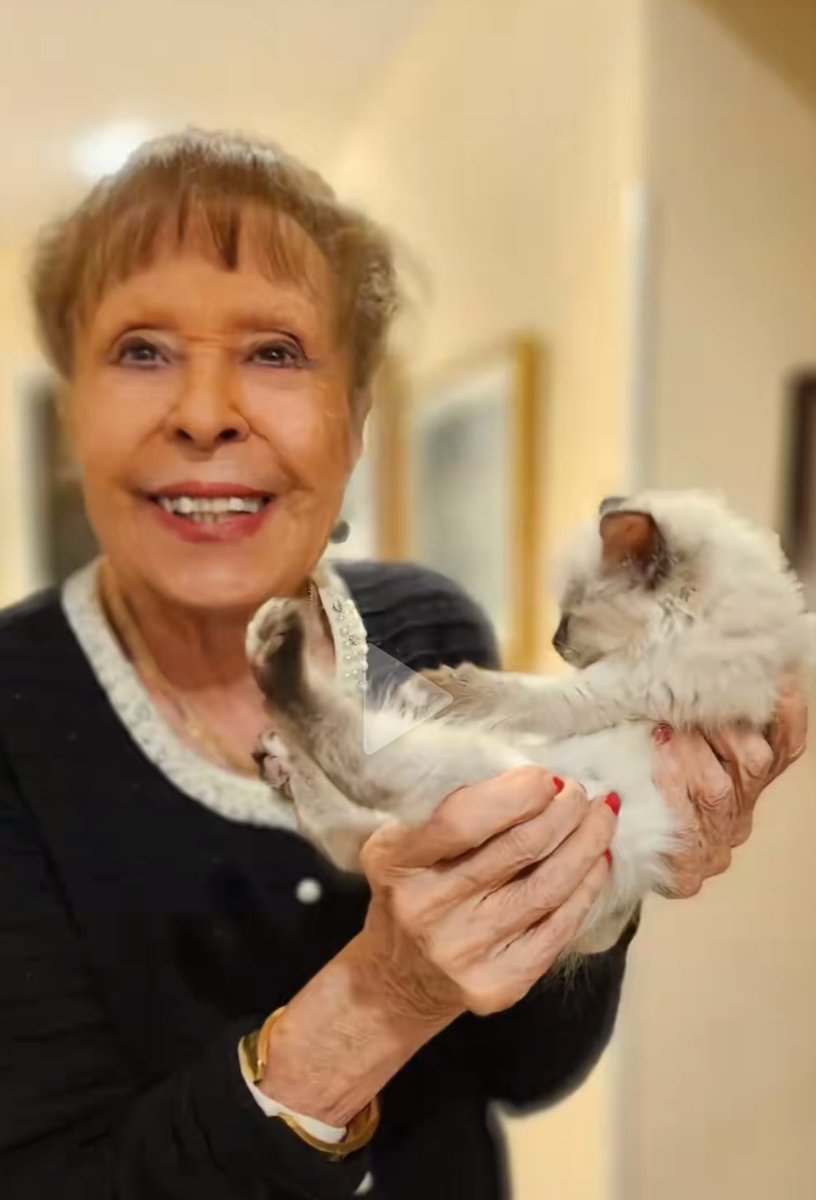kansaita_'s tweet photo. Gemma Cuervo ha adoptado una gatita y mirad lo feliz que está....... es que esta mujer es un ser de luz lloro https://t.co/jyq2dFkniH