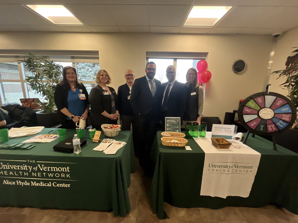 UVM Cancer Center joins with UVM Health Network at Akwesasne health fair <a href="/UVMcancercenter/">UVM Cancer Center</a> <a href="/UVMLarnerMed/">UVM Larner Med</a> @UVMHealth