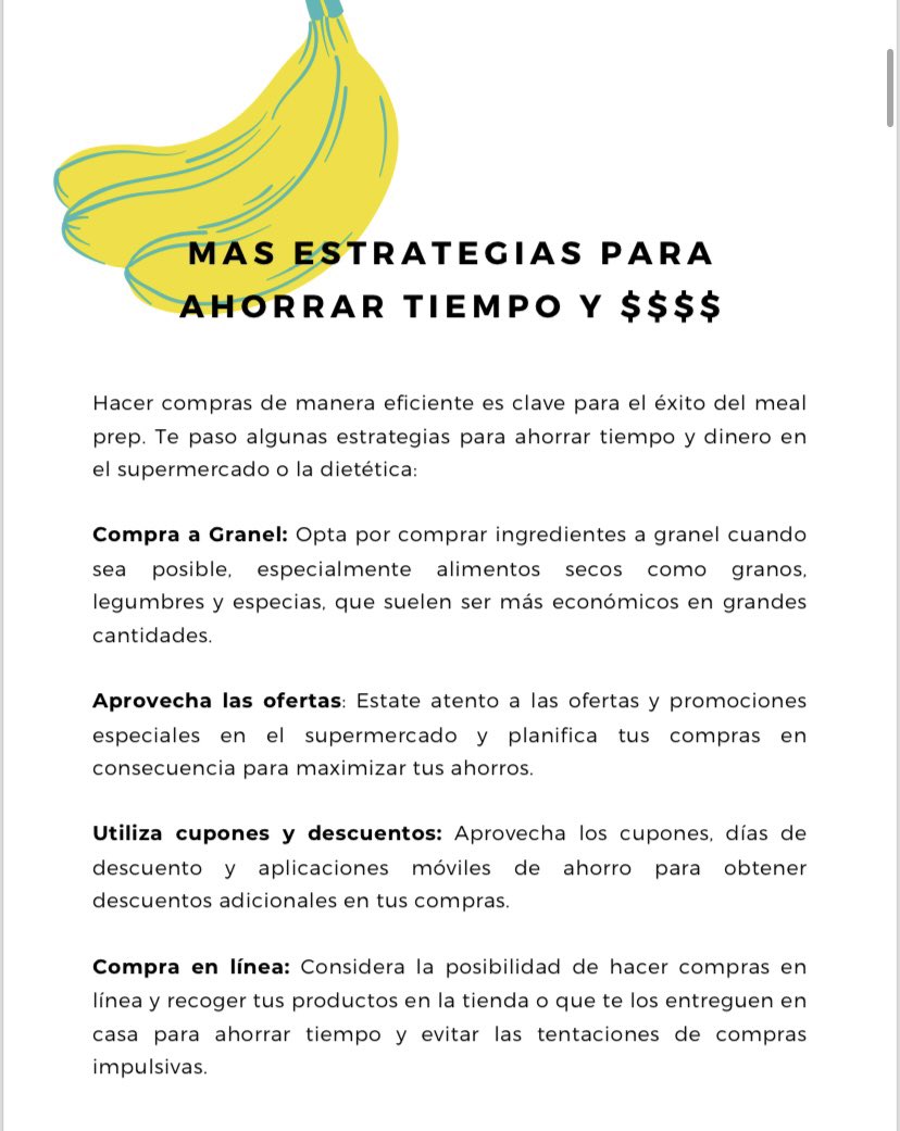 Hice un ebook de mealprep para que todos puedan usar este método para ahorrar tiempo y platita. Me ayudan a difundir?