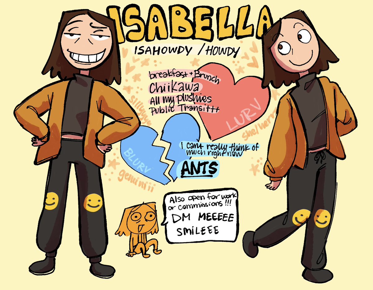 isahowdy's tweet image. seems a good time as any to do a meet the artist…. plus open for workkk let me draw let me draw!!!