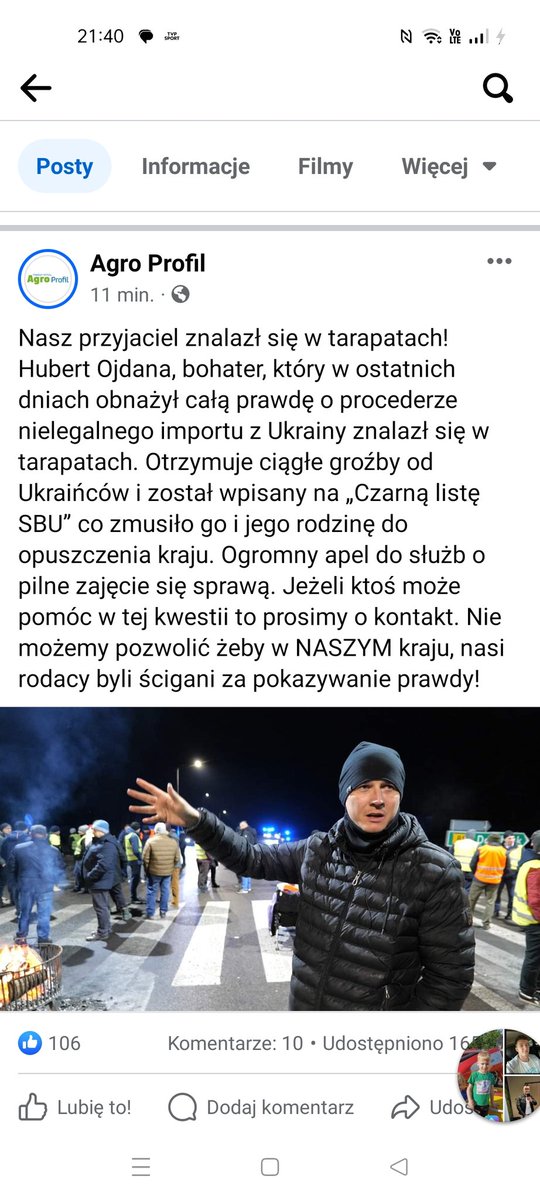 mariuszbonkowo's tweet photo. Gość zrobił krecią robotę dla kraju, dla ludzi, dla rolników, teraz ma przez to w Naszym kraju kłopoty. Państwo z dykty, w którym Polak nie ma żadnych praw. #ProtestRolników https://t.co/1d4O9ZlRpy