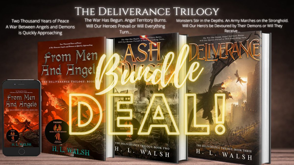 If you have been waiting until the trilogy is finished, wait no longer! Book Three is nearly here! Don't wait! Get the bundle deal today! You get the first two books right away and reserve your copy of the third book for release day! US residents only. buff.ly/48kH2uj