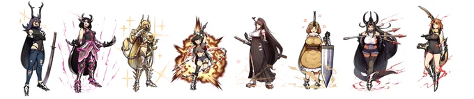 うおお、用意してたキャラすべて完成させたぜよ!あとはカード刷ってアクスタが届くのを待つのみだ… 