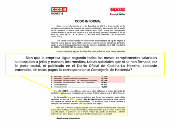 SSCSIFgeacam's tweet photo. Recientemente hemos recibido acusaciones de no asistir a un acto de mediación contra la empresa #GEACAM. 
Tienen razón. Aquí os lo aclaramos.
  Es un circo.
  No somos responsables.
  Nos parece muy sucio seguir jugando al enfrentamiento entre categorías.
  Queremos más mejoras. https://t.co/MoQN6WWqvL