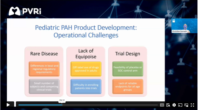 Missed it? A replay of our latest #PVRIDigital webinar on  'Enhancing drug development for paediatric pulmonary hypertension: an integrative perspective' is now available. Watch here: pvrinstitute.org/en/professiona…